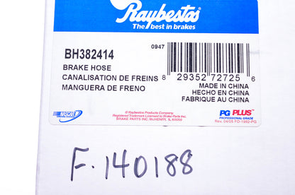 Raybestos BH382414, F140188 Brake Hose NOS