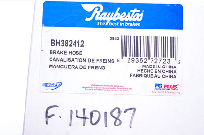 Raybestos BH382412, F140187 Brake Hose NOS