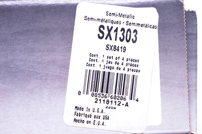 Wagner SX1303, SX8419 Disc Brake Pad Kit NOS