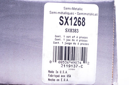Wagner SX1268, SX8383 Disc Brake Pad Kit NOS