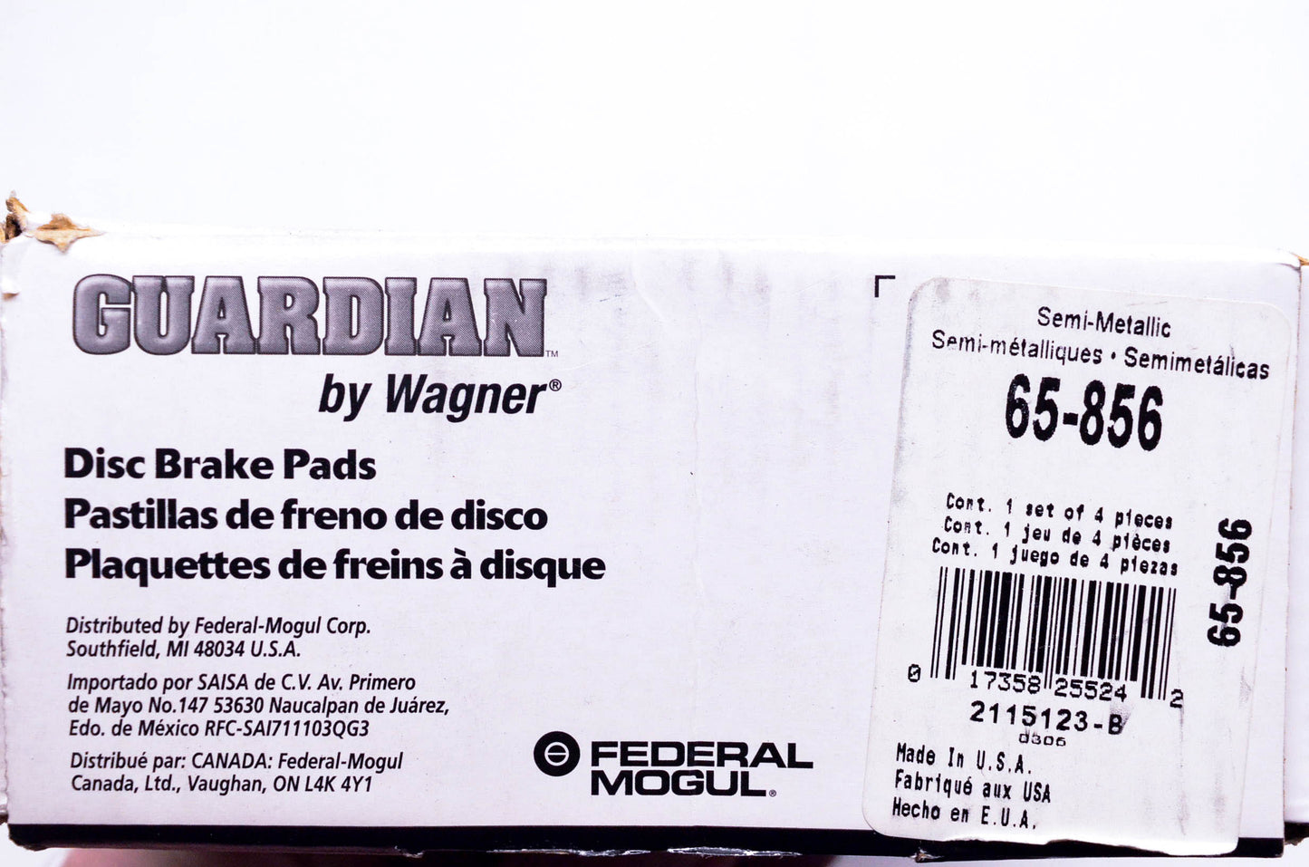 Wagner 65-856 Disc Brake Pad Kit NOS