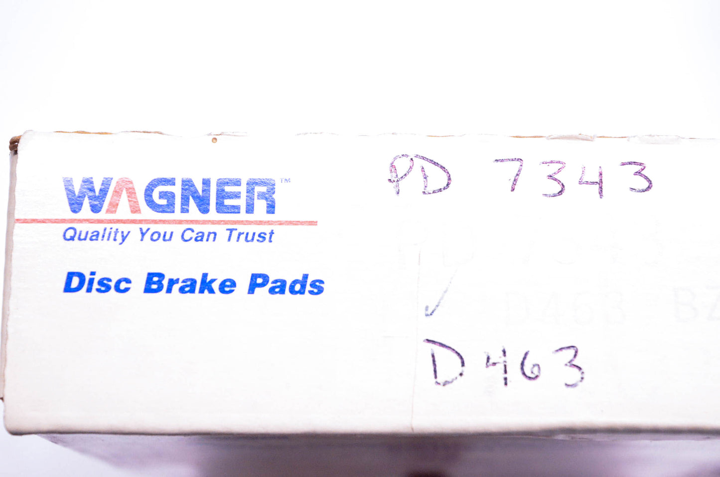 Wagner PD7343 D-463 Disc Brake Pad Kit NOS