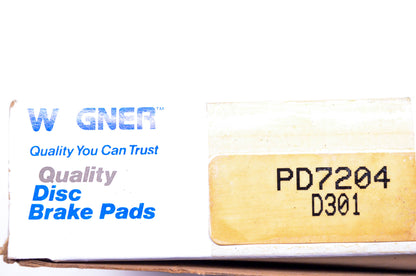 Wagner PD7204 D-301 Disc Brake Pad Kit NOS