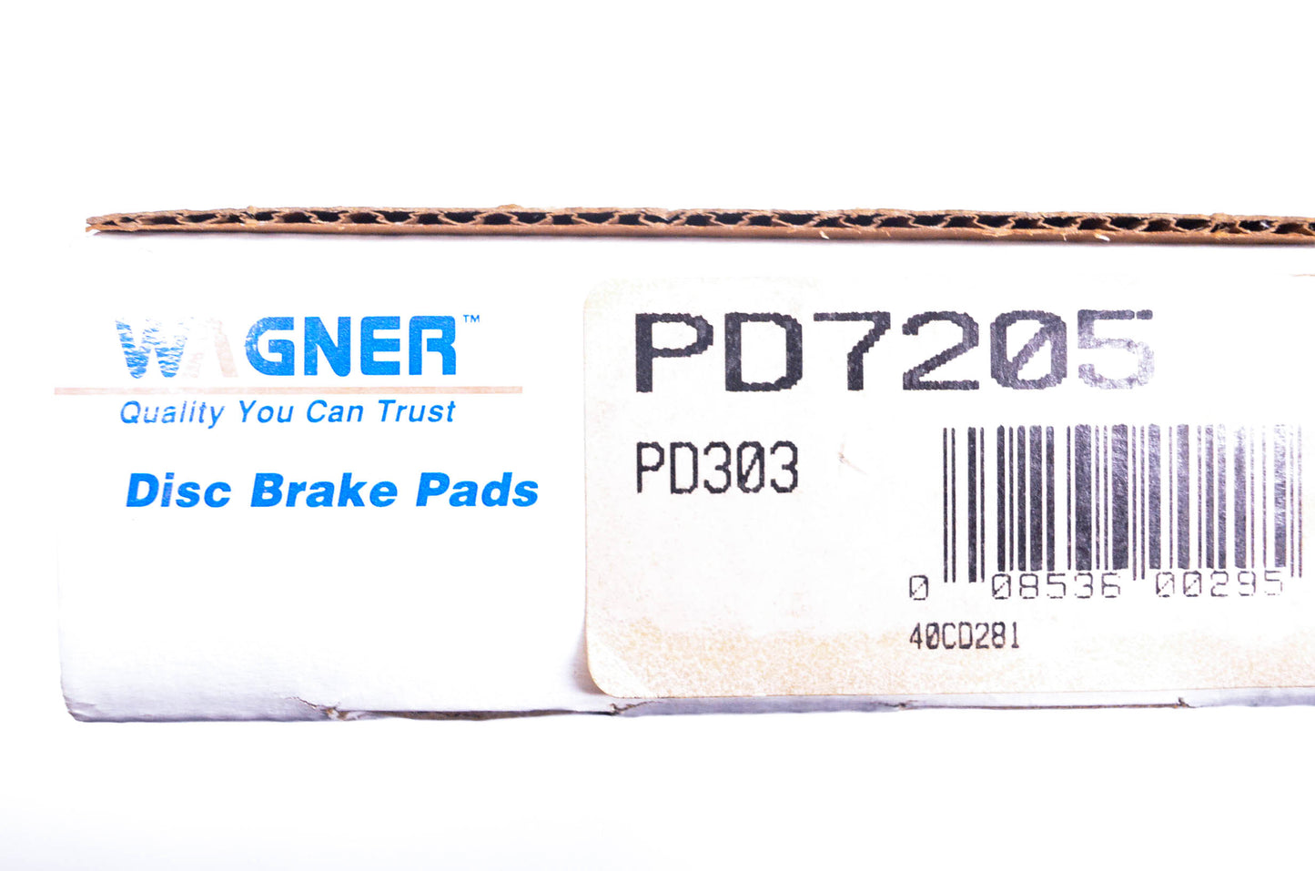 Wagner PD7205, PD303 Disc Brake Pad Kit NOS