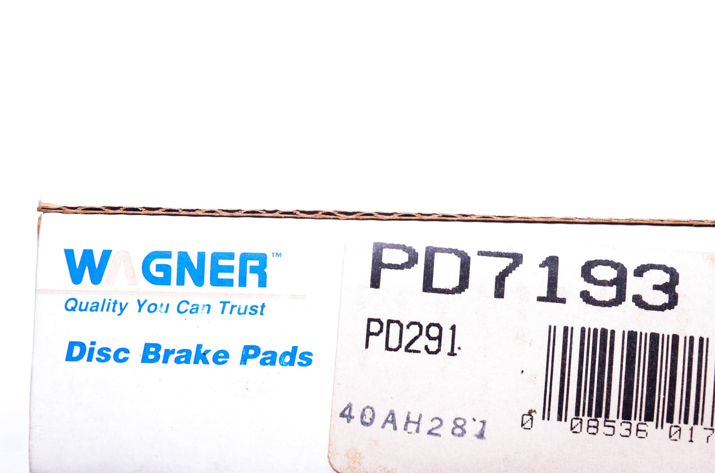 Wagner PD7193, PD291 Disc Brake Pad Kit NOS