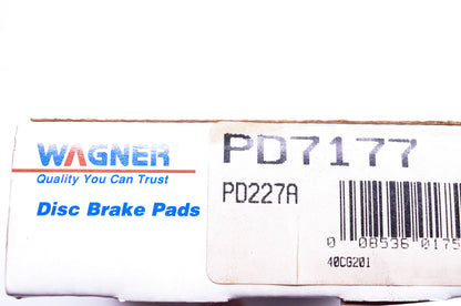 Wagner PD7177, PD227A Disc Brake Pad Kit NOS