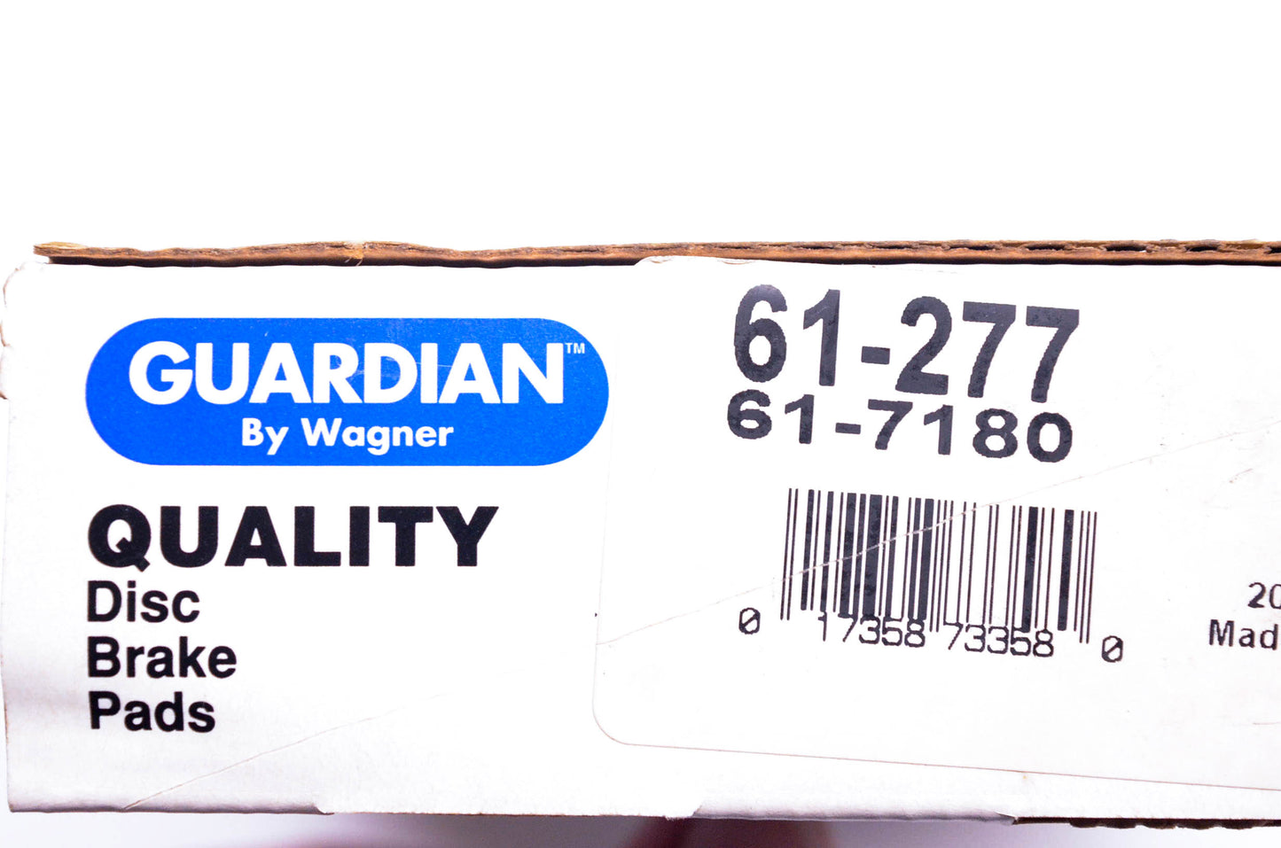 Wagner 61-7180, 61-277 Disc Brake Pad Kit NOS