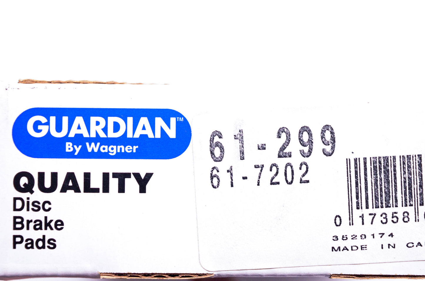 Wagner 61-7202, 61-299 Disc Brake Pad Kit NOS