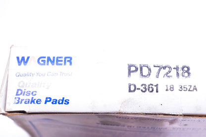 Wagner PD-7218 D-361 Disc Brake Pad Kit NOS