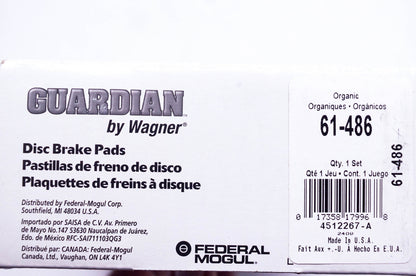 Wagner 61-486 Disc Brake Pad Kit NOS
