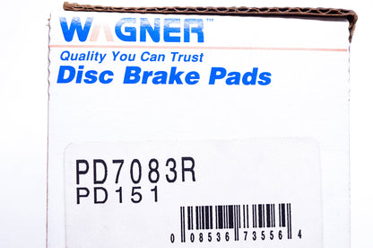 Wagner PD7083R, PD151 Disc Brake Pad Kit NOS