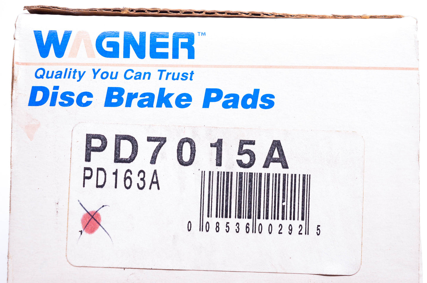 Wagner PD7015A, PD163A Disc Brake Pad Kit NOS
