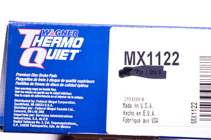 Wagner MX1122 Disc Brake Pad Kit NOS