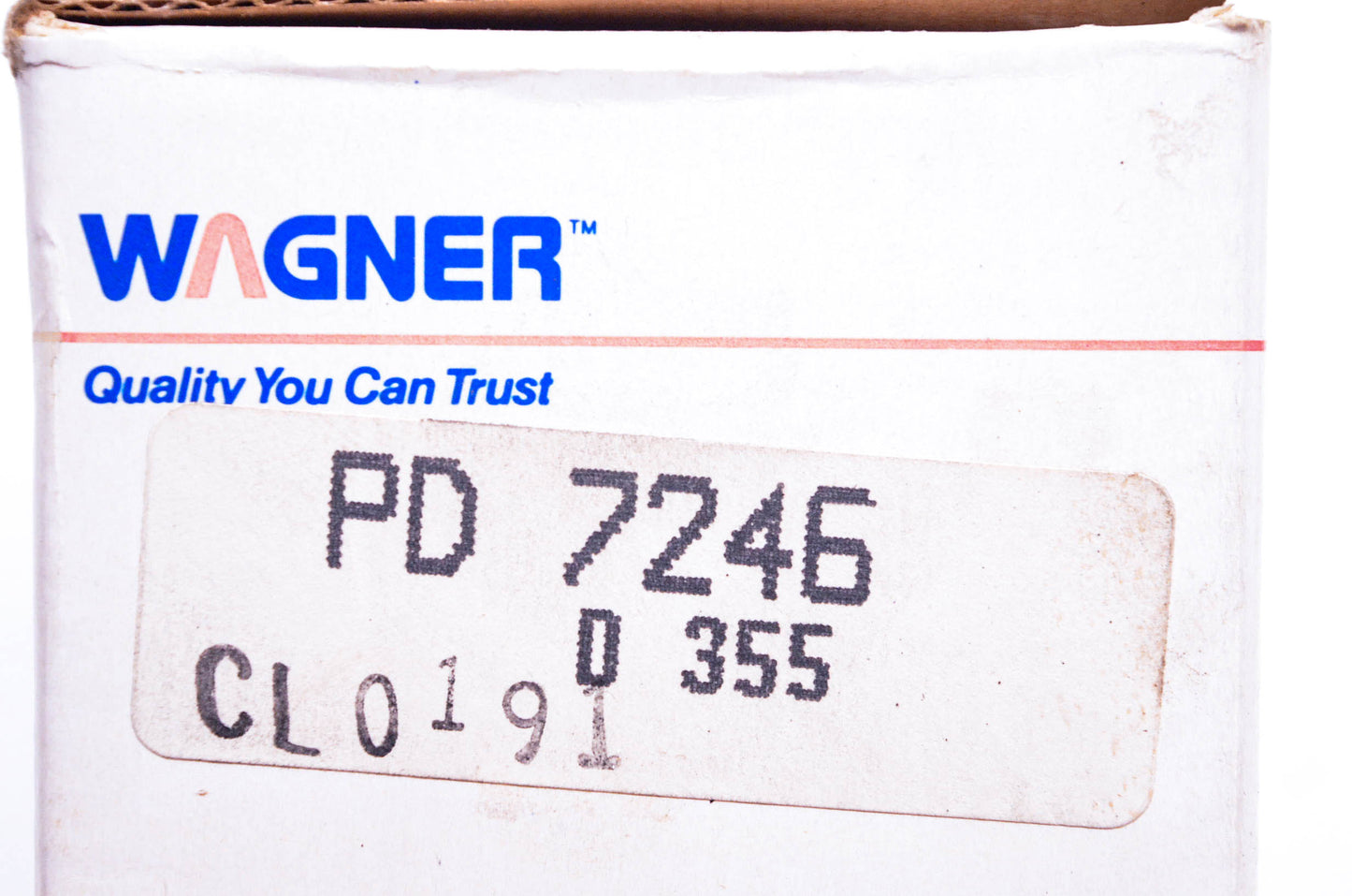Wagner PD7246 D-355 Disc Brake Pad Kit NOS
