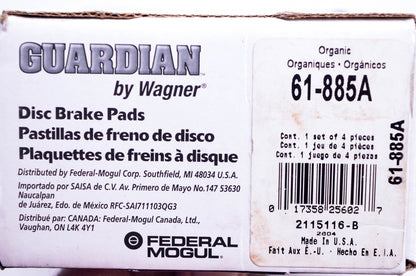 Wagner 61-885A Disc Brake Pad Kit NOS