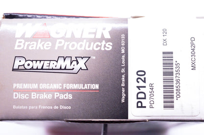 Wagner PD7054R, PD120, DX120 Disc Brake Pad Kit NOS