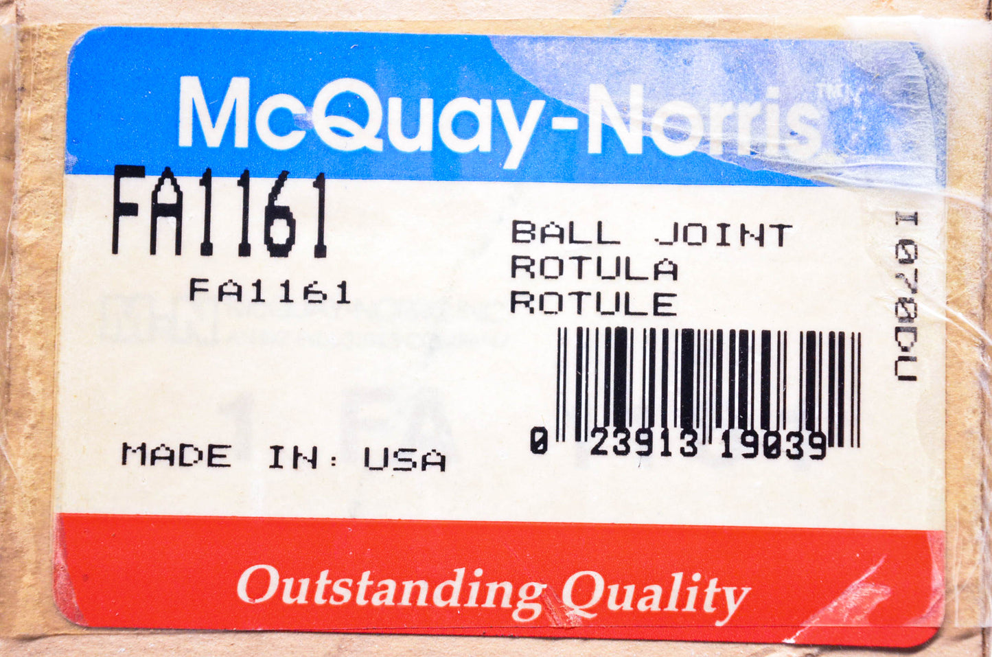 McQuay Norris FA1161 Ball Joint Kit NOS