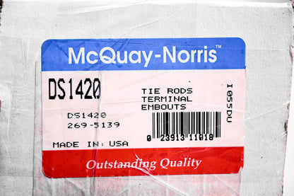 McQuay-Norris DS1420, 269-5139 Tie Rod Kit NOS