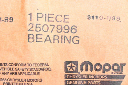 Mopar 2507996, 3110-1/89 Thrust Bearing NOS