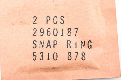 Mopar 2960187 Snap Rings Qty 2 NOS