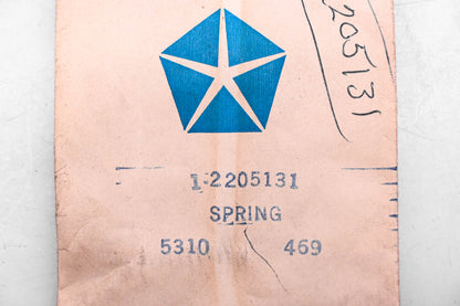 Chrysler 2205131 Intelock Spring NOS