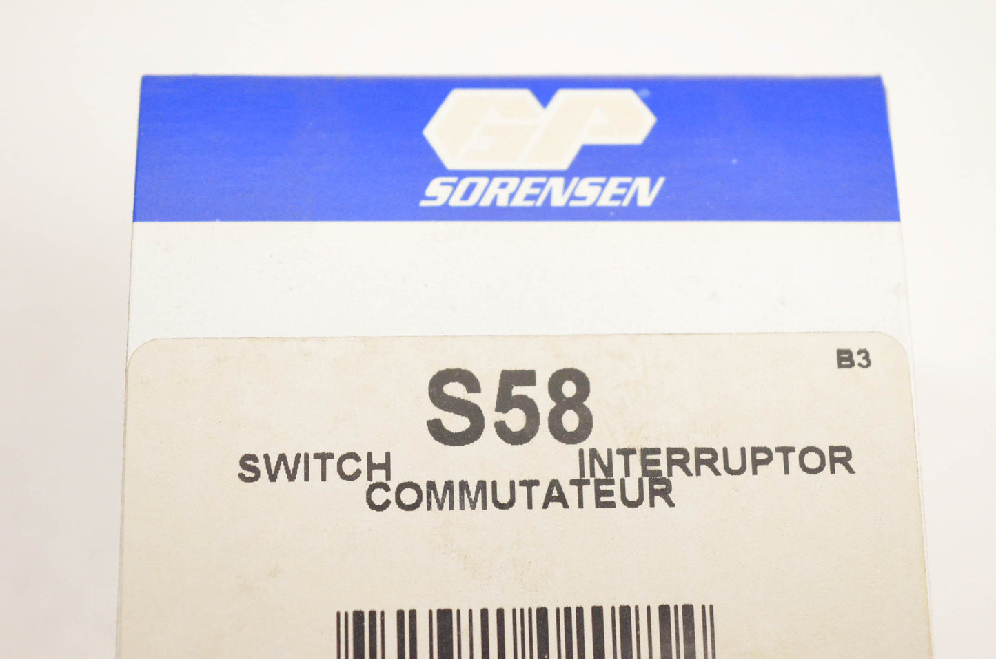 GP Sorensen S58 Switch NOS