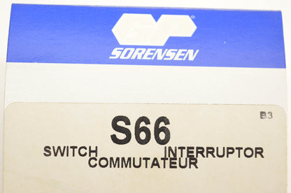 GP Sorensen S66 Switch NOS