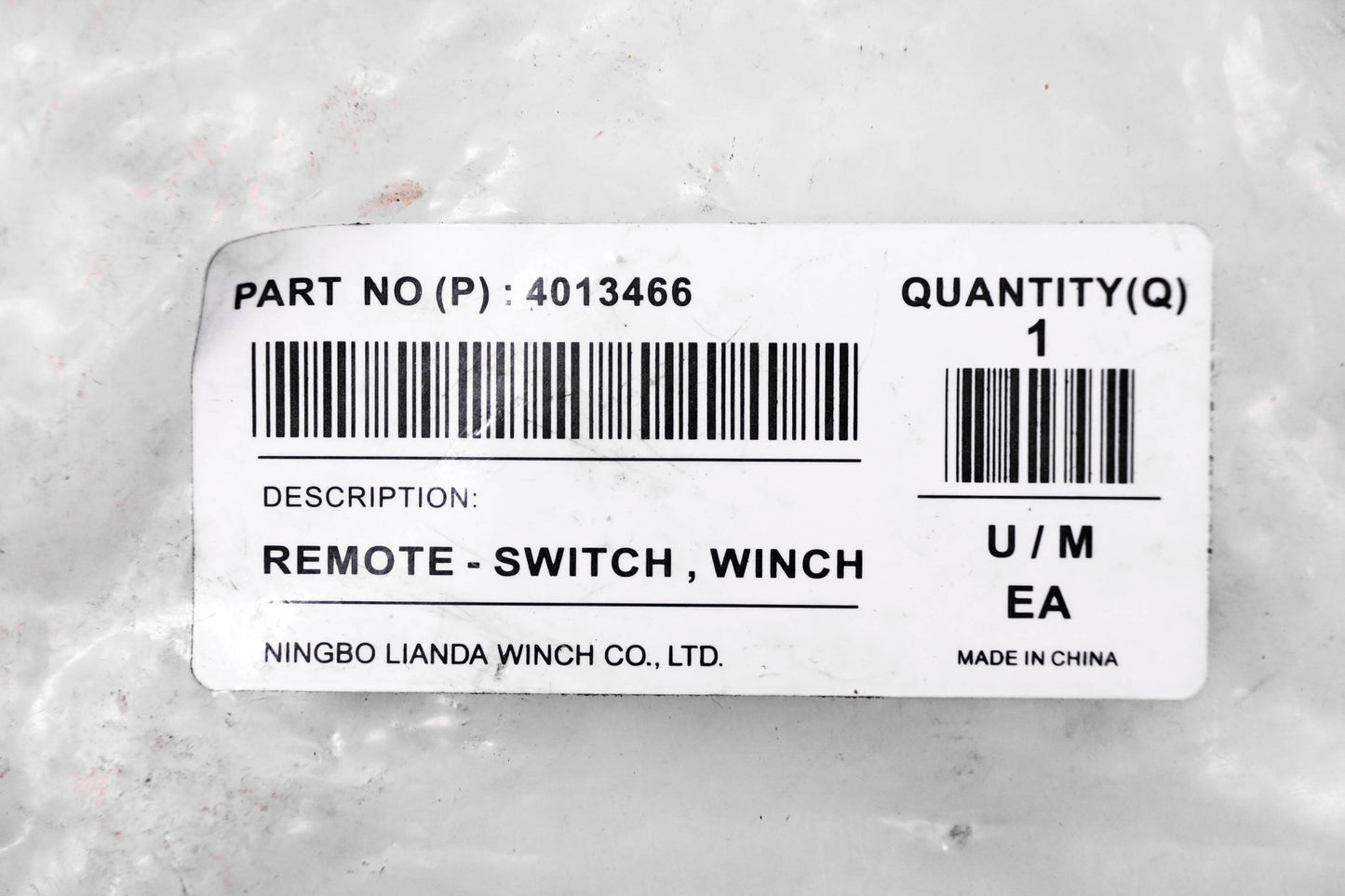 New OEM Polaris 4013466 Winch Switch Remote NOS