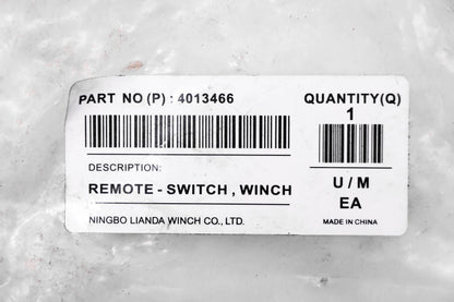 New OEM Polaris 4013466 Winch Switch Remote NOS