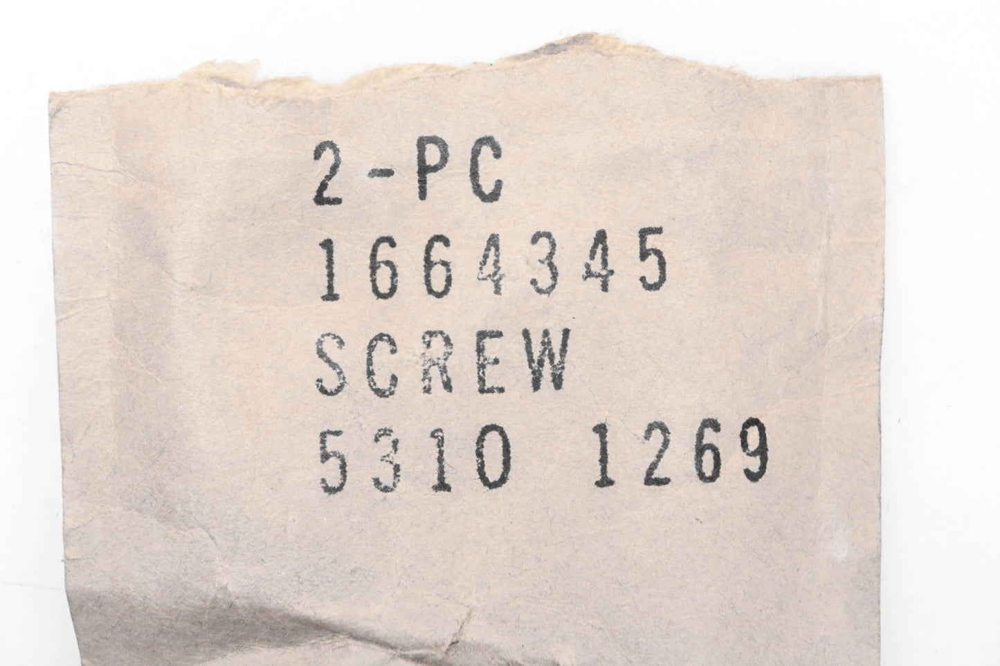 Mopar 1664345 Gearshift Cover Screws Qty 2 NOS