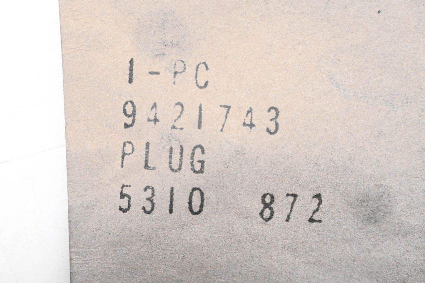 Mopar 9421743 Plug NOS