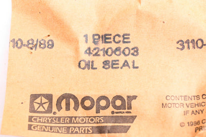 Mopar 04210603 Oil Seal NOS