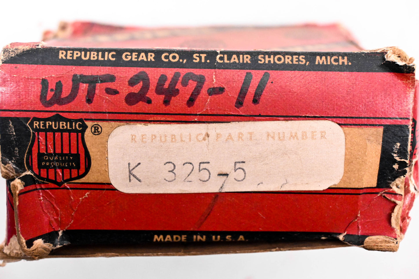 Republic K325-5 , WT-247-11 Drive Gear NOS