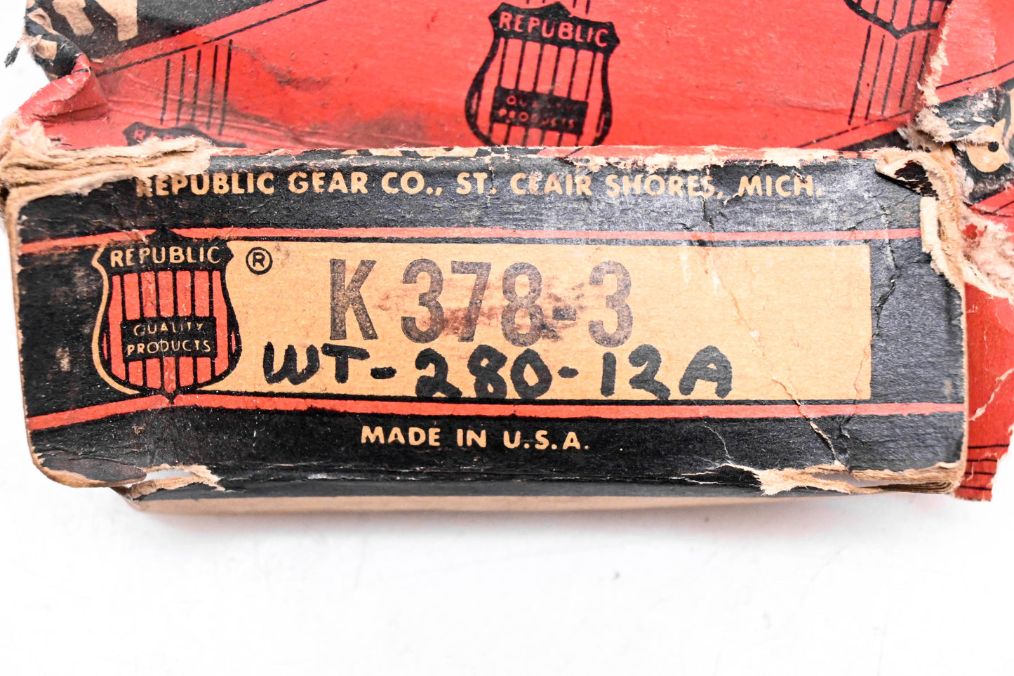 Republic K378-3, WT-280-12A Reverse Gear NOS