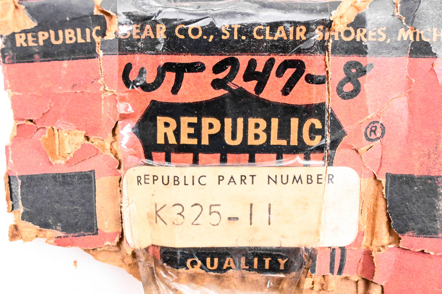 Republic K325-11, WT-247-8 Transmission Cluster Gear NOS