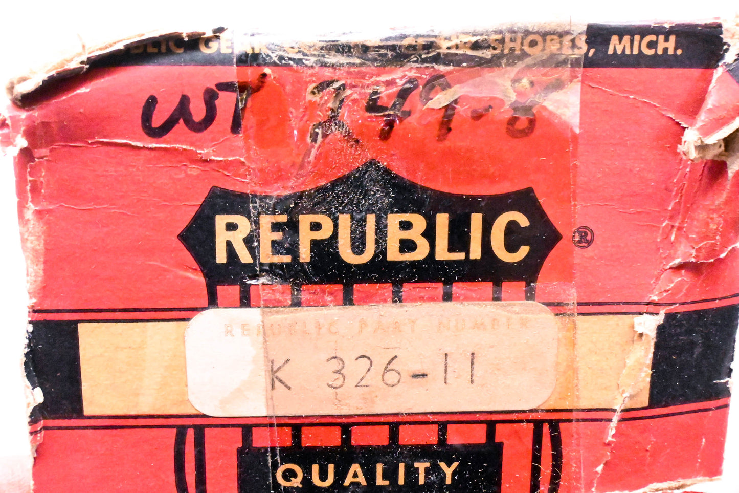 Republic K326-11, WT-249-8 Transmission Cluster Gear NOS