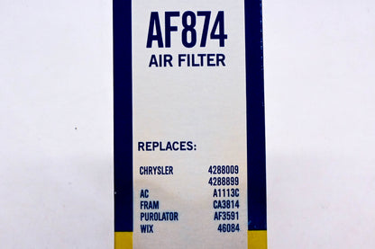 Hastings AF874 Air Filter NOS