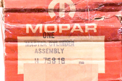 Mopar 3461189, H75816, H-75816 Master Cylinder Assembly NOS