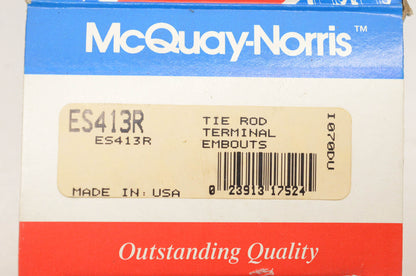 McQuay-Norris ES413R, 2692237, TR1072 Tie Rod Terminal Kit NOS