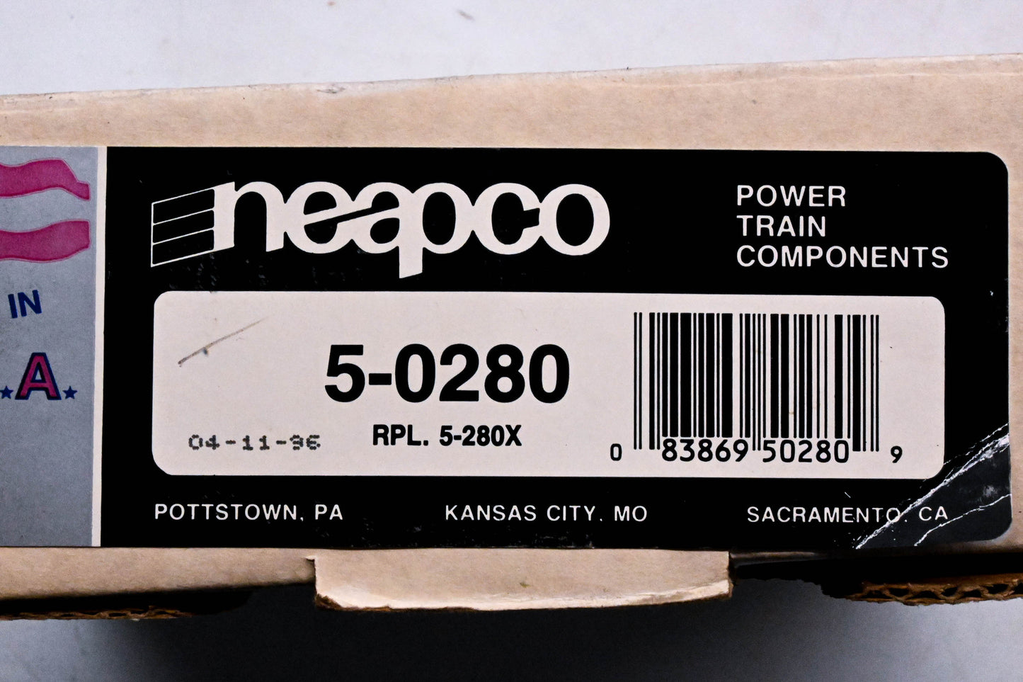 Neapco 5-0280, 5-280X Universal Joint Kit NOS