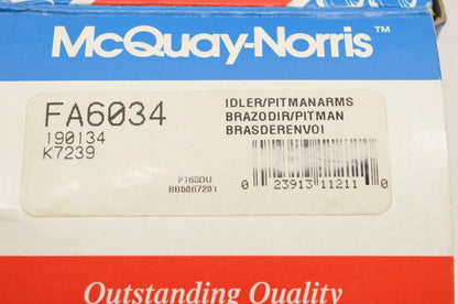 McQuay-Norris FA6034, 190134, K7239 Pitman Arms Idler Kit NOS