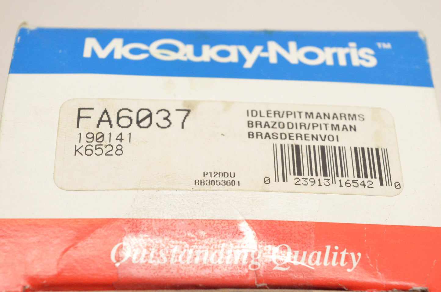 McQuay-Norris FA6037, 190141, K6528 Pitman Arms Idler Kit NOS