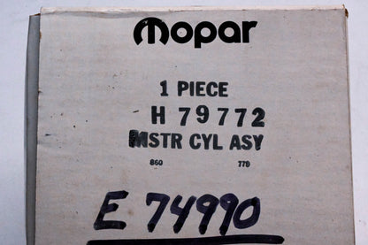 Mopar H-79772, E74990, FF-8065769 Wagner Master Cylinder Assembly NOS