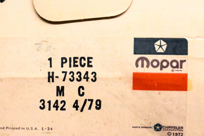Mopar H73343, H-73343 Master Cylinder Assembly NOS