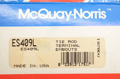 McQuay-Norris ES409L, 2692231, TR1069 Tie Rod Terminal Kit NOS