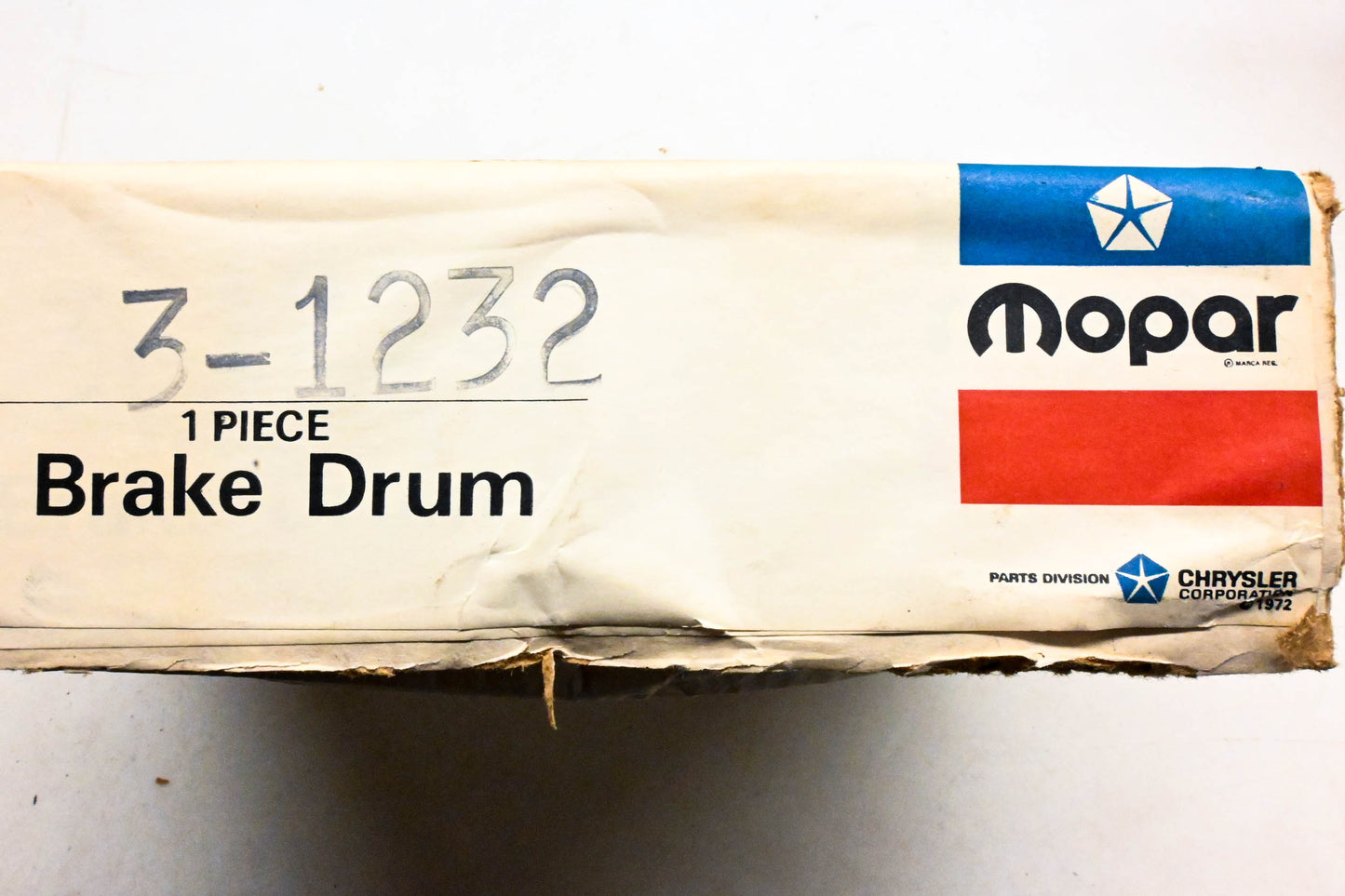 Mopar 3-1232 Brake Drum NOS
