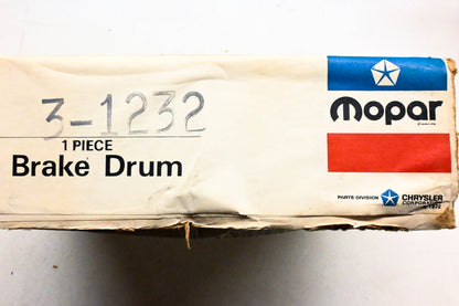 Mopar 3-1232 Brake Drum NOS