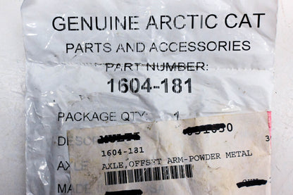 New OEM Arctic Cat 1604-181 Offset Arm Axle NOS