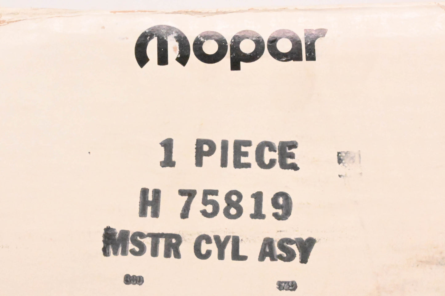 Mopar H-75819, H75819, F-80558 Master Cylinder Assembly NOS