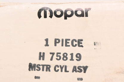 Mopar H-75819, H75819, F-80558 Master Cylinder Assembly NOS